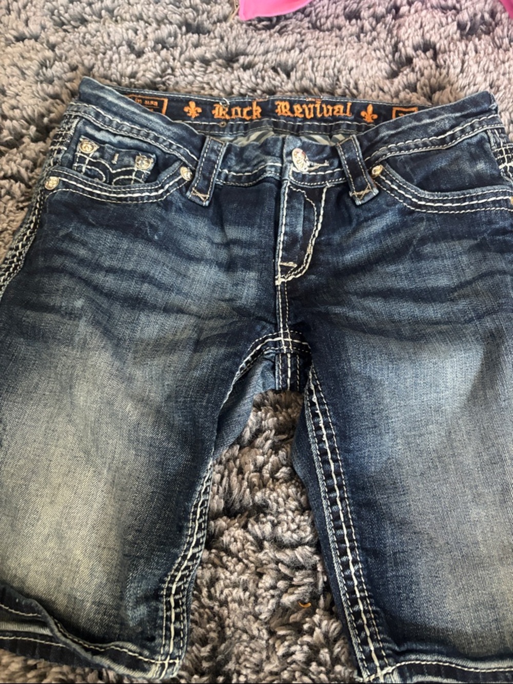 Rock Revival Women's Washed Blue Boot Cut Jeans